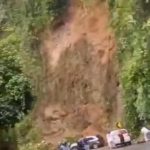 Derrumbe entre Montenegro y Quimbaya dejó un lesionado