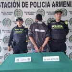 Capturado en Armenia un hombre comprometido en un homicidio en el Valle del Cauca