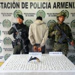 Cayó hombre en Armenia que portaba un arma de fuego y droga