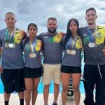 Baño de oro se dieron nadadores quindianos en Pereira