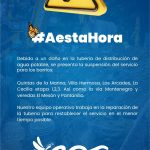 Operarios de EPA atienden daño en la tubería en barrios de la Comuna Tres en Armenia.