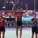 PATINAJE: Colombia se lució en final de Speed Track Series en China. Juan Diego Yepes, del Quindío, logró un bronce