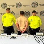 Capturado alias “contreras” con arma de fuego y drogas en Armenia